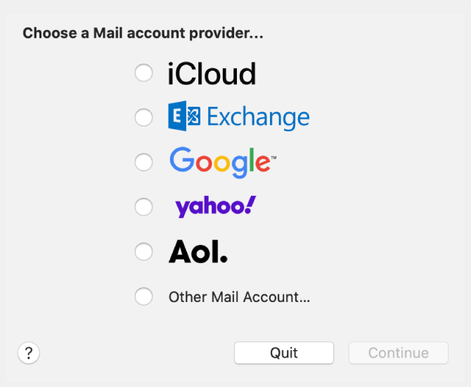 Reinstall mac mail application